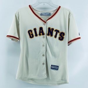 Majestic MLB San Francisco Giants Crawford No. 35 Baseball Jersey Women's Med